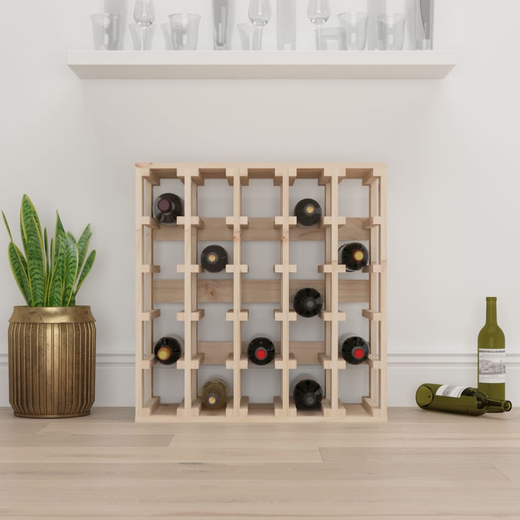 Portavini 58,5x33x60,5 cm in Legno Massello di Pino