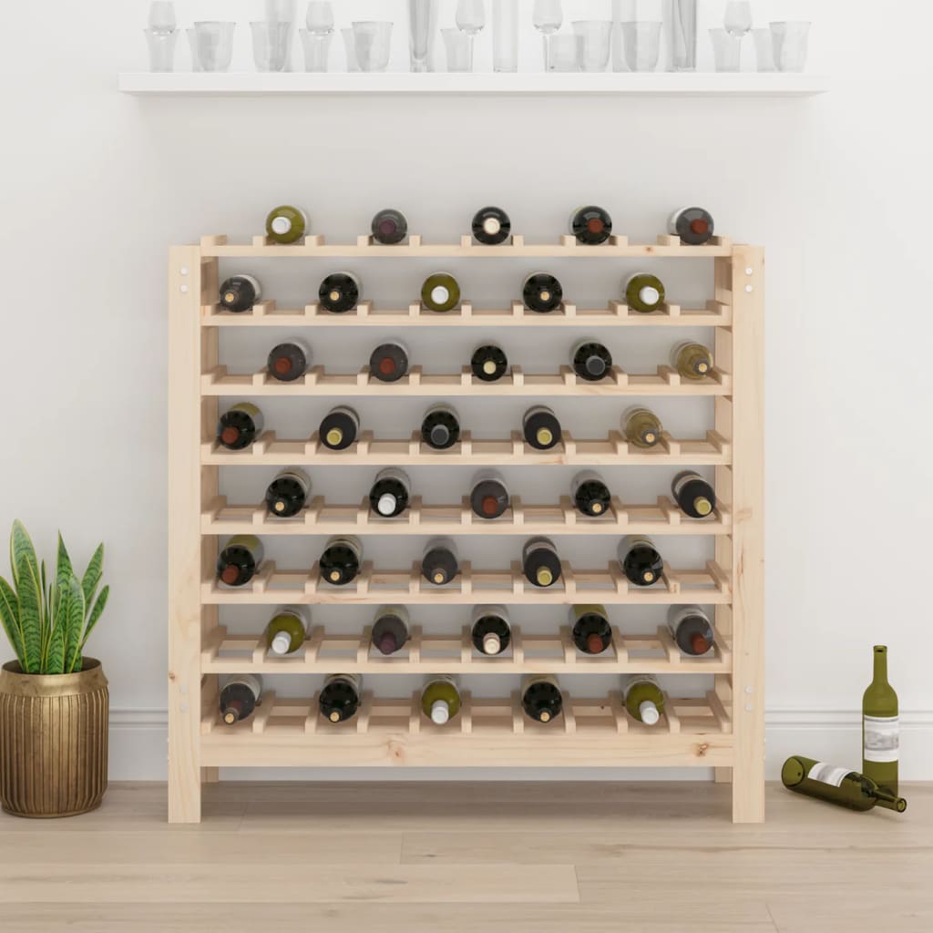Portavini 109,5x30x107,5 cm in Legno Massello di Pino
