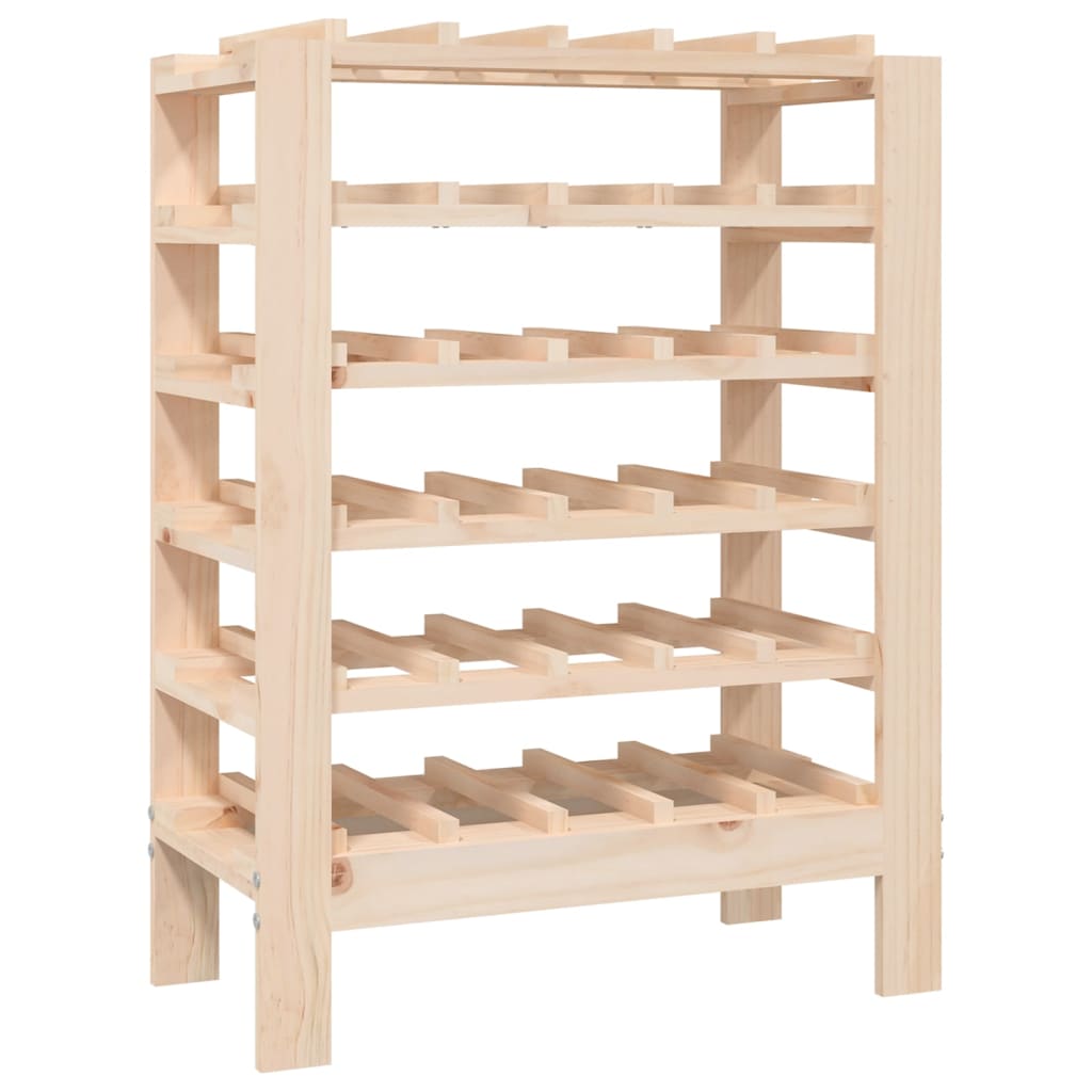 Portavini 61,5x30x82 cm in Legno Massello di Pino