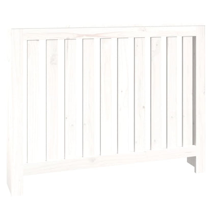 Copertura Termosifone Bianca 108,5x19x84 cm Legno Massello Pino