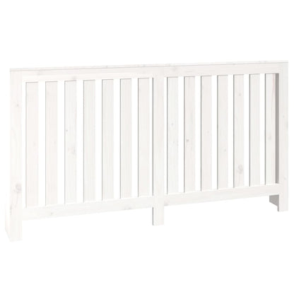 Copertura Termosifone Bianca 153x19x84 cm Legno Massello Pino