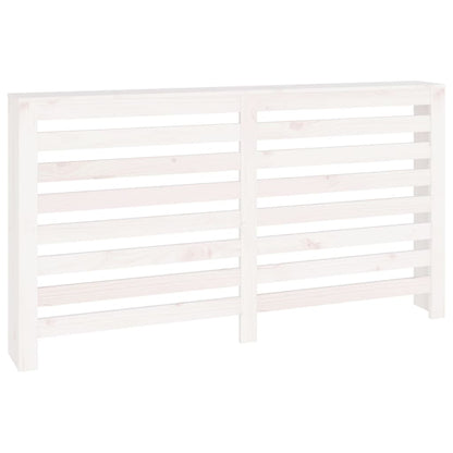 Copertura Termosifone Bianca 153x19x84 cm Legno Massello Pino