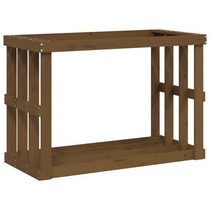 Portaceppi da Esterno Ambra 108x52x74 cm Legno Massello di Pino