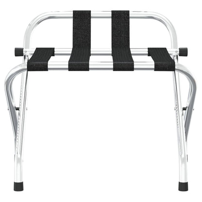 Portapacchi con Schienale Argento 56x39x52 cm