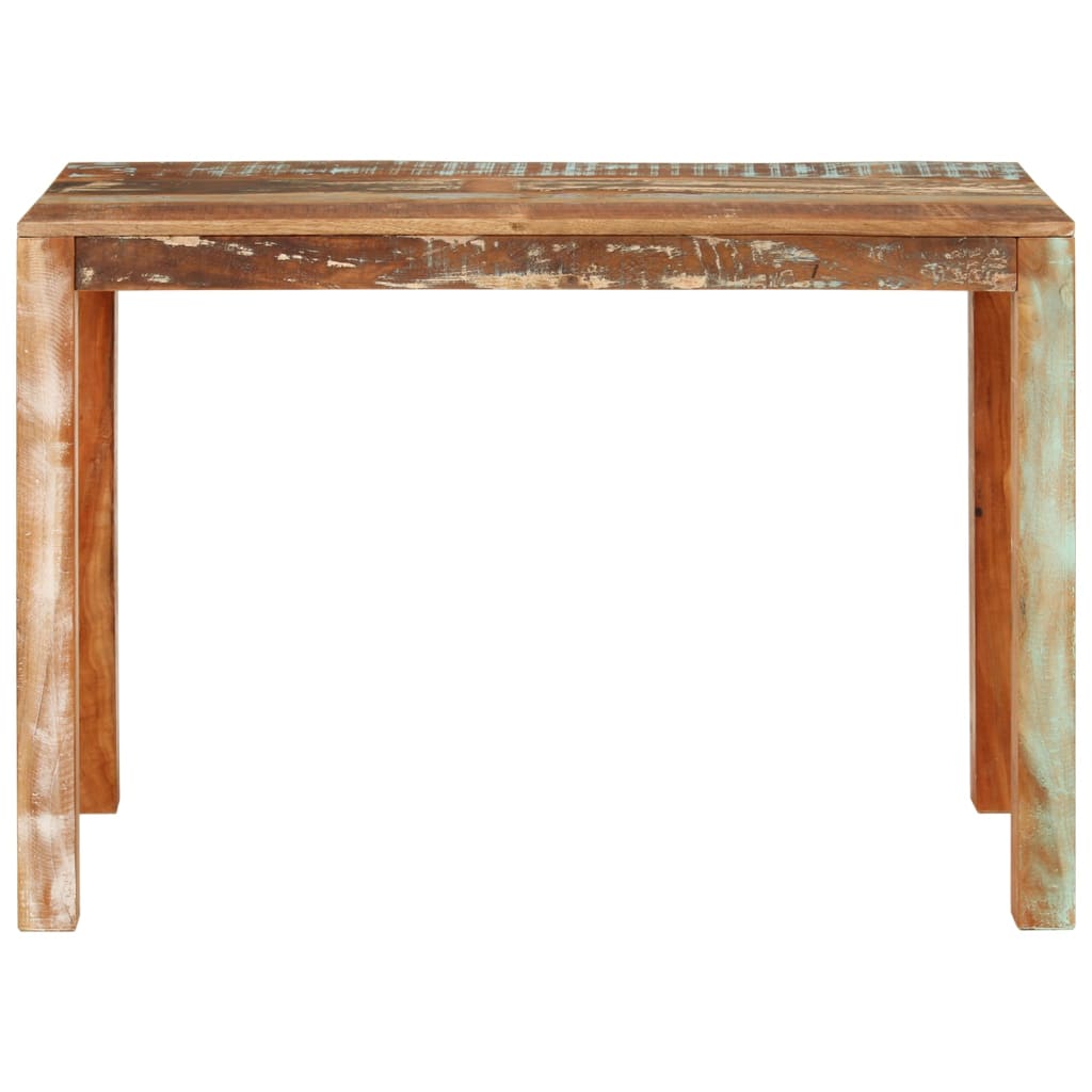 Tavolo da Pranzo 110x55x76 cm in Legno Massello di Recupero