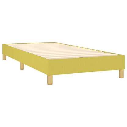Giroletto a Molle con Materasso Verde 100x200 cm in Tessuto