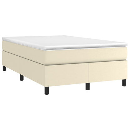 Giroletto a Molle con Materasso Crema 120x200 cm in Similpelle