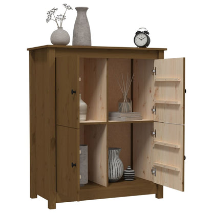 Credenza ambra 83x41,5x100 cm in Legno Massello di Pino