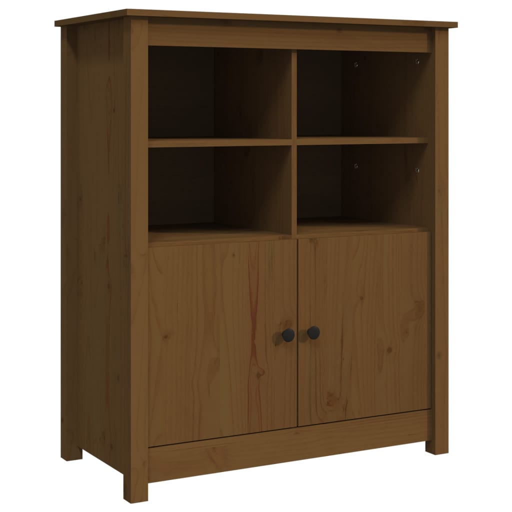 Credenza ambra 83x41,5x100 cm in Legno Massello di Pino