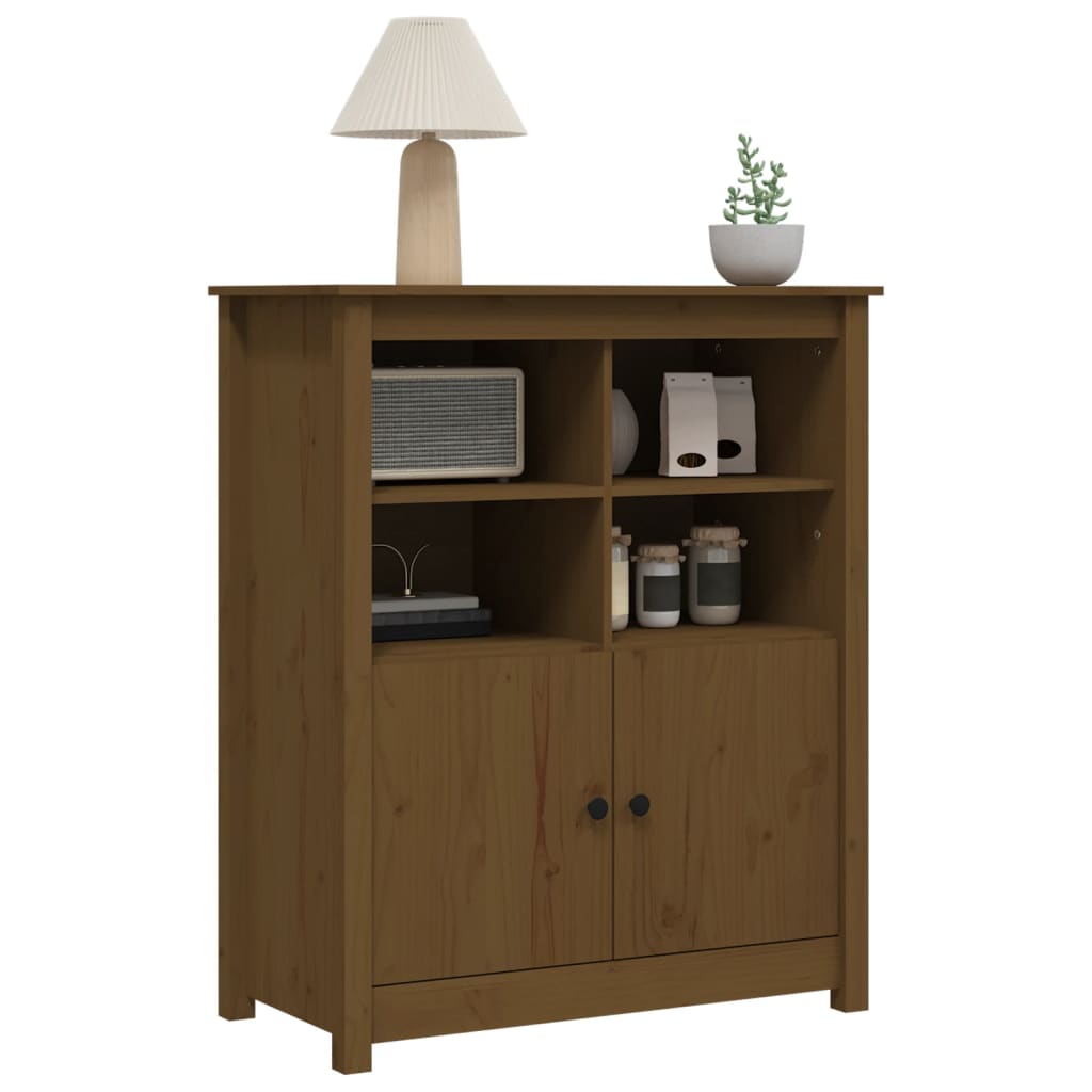 Credenza ambra 83x41,5x100 cm in Legno Massello di Pino