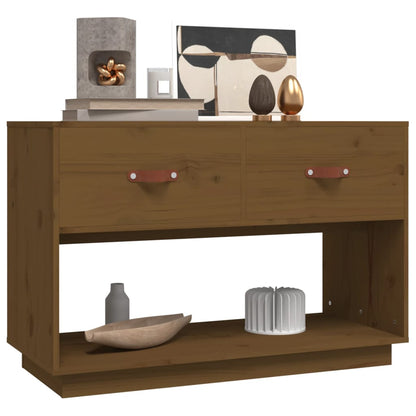 Mobile Porta TV ambra 90x40x60 cm in Legno Massello di Pino
