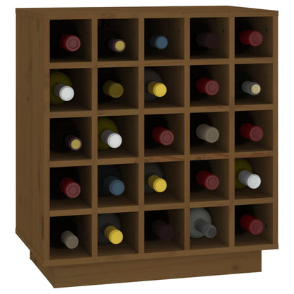 Portabottiglie ambra 55,5x34x61 cm in Legno Massello di Pino