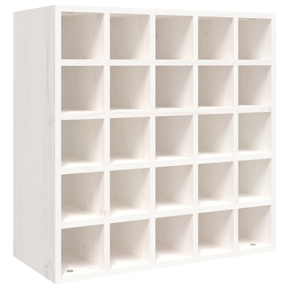 Mobiletto per vino bianco 56x25x56 cm in legno massello di pino