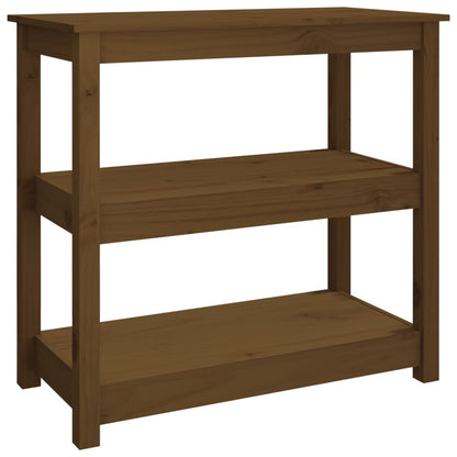 Tavolo Consolle ambra 80x40x74 cm in Legno Massello di Pino