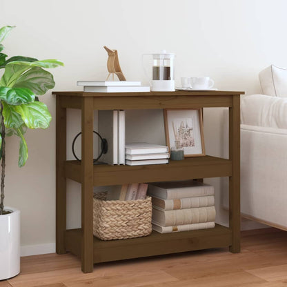 Tavolo Consolle ambra 80x40x74 cm in Legno Massello di Pino