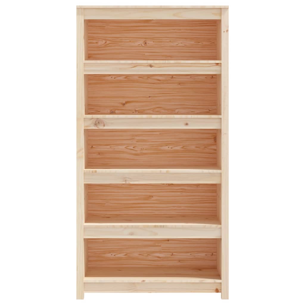 Libreria 80x35x154 cm in Legno Massello di Pino