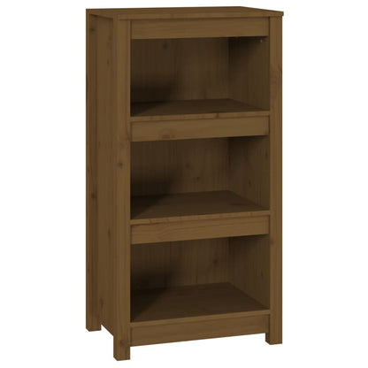 Libreria Marrone ambra 50x35x97 cm in Legno Massello di Pino