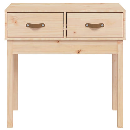 Tavolo Consolle 76,5x40x75 cm in Legno Massello di Pino