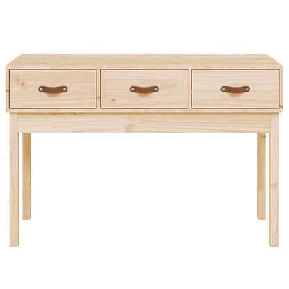 Tavolo Consolle 114x40x75 cm in Legno Massello di Pino