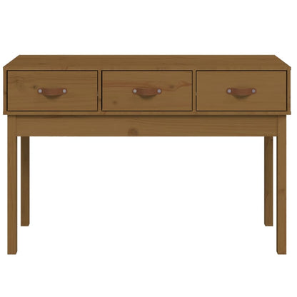 Tavolo Consolle Ambra 114x40x75 cm in Legno Massello di Pino