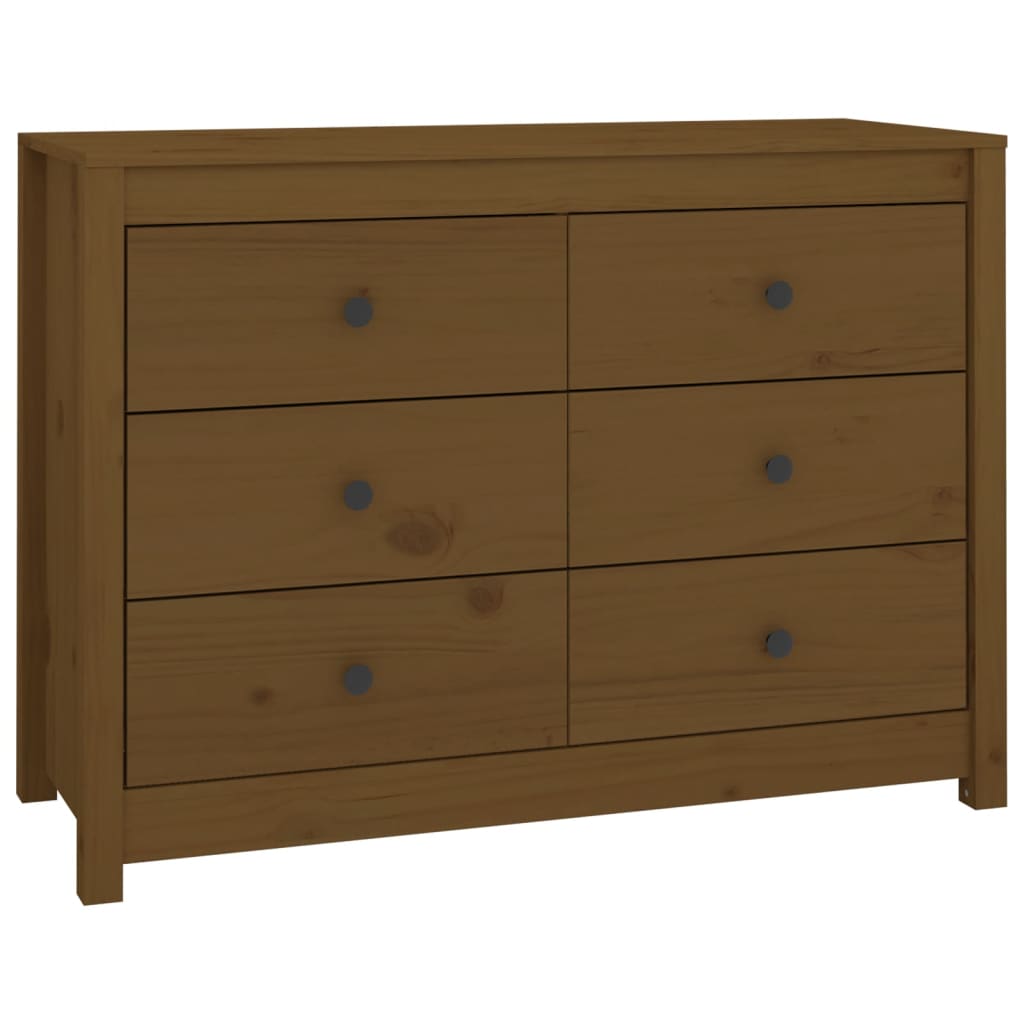 Armadietto Ambra 100x40x72 cm in Legno Massello di Pino