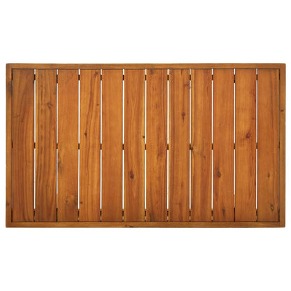 Set Divani Giardino 5 pz Cuscini Grigio Scuro in Legno Massello