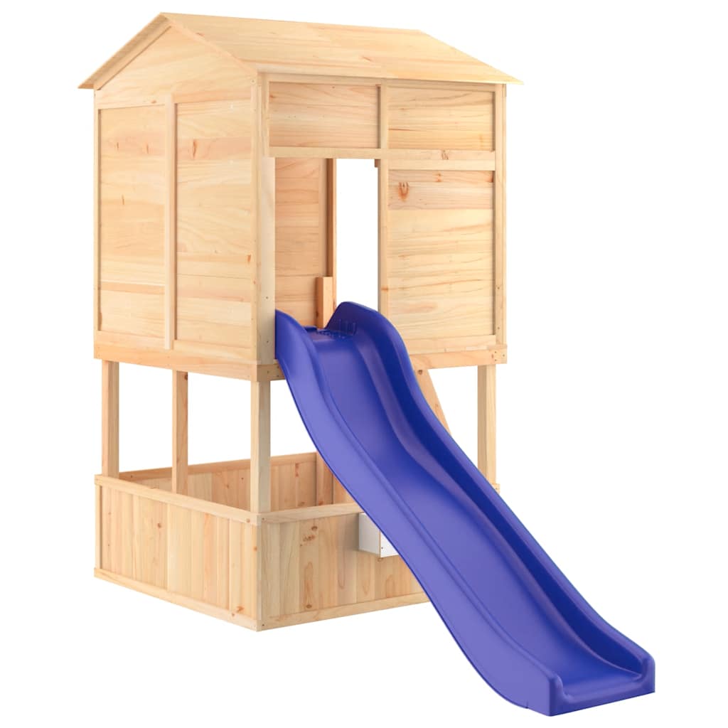 Set da Gioco da Esterno in Legno Massello di Abete