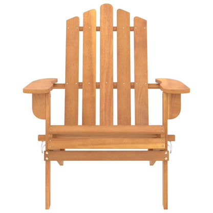 Sedie da Giardino Adirondack 2pz in Legno Massello di Acacia