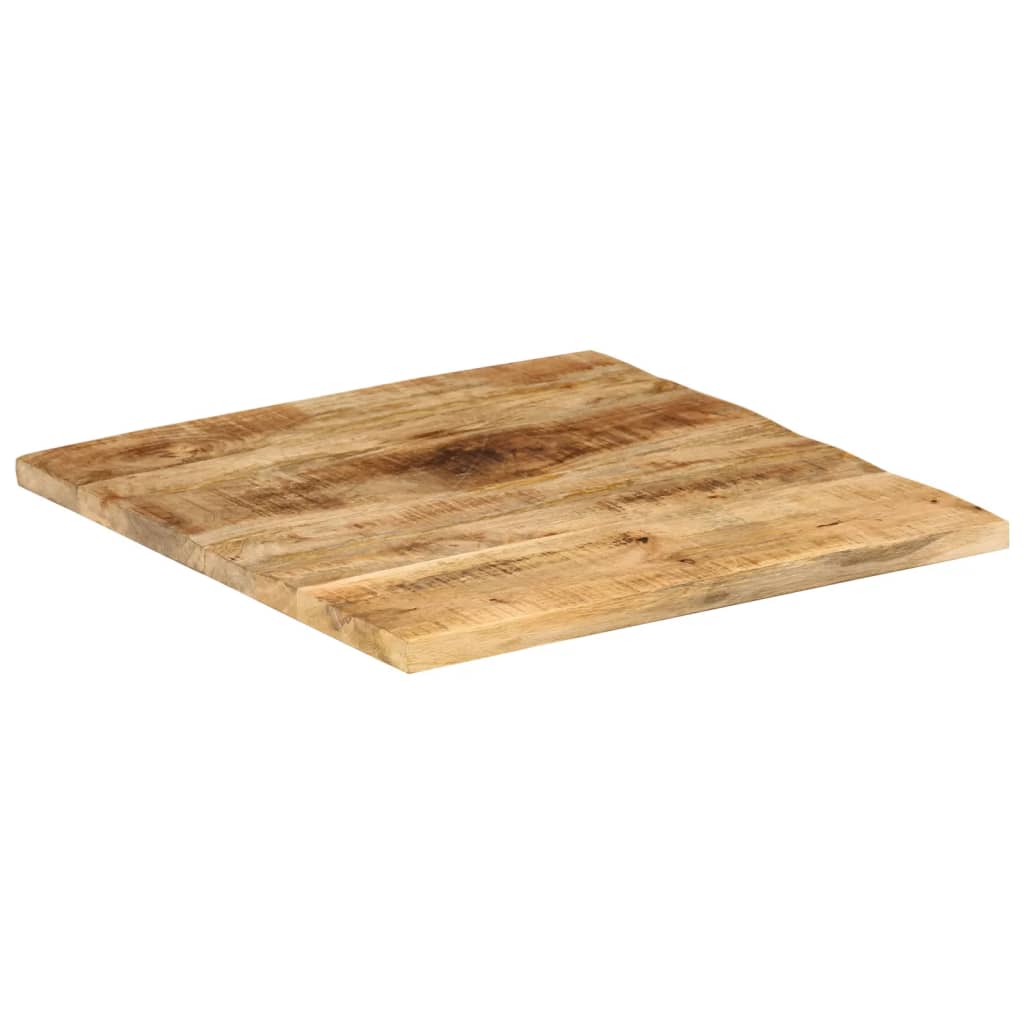 Piano Tavolo 25-27 mm 60x60 cm in Legno Massello di Mango