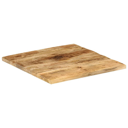 Piano Tavolo 25-27 mm 60x60 cm in Legno Massello di Mango