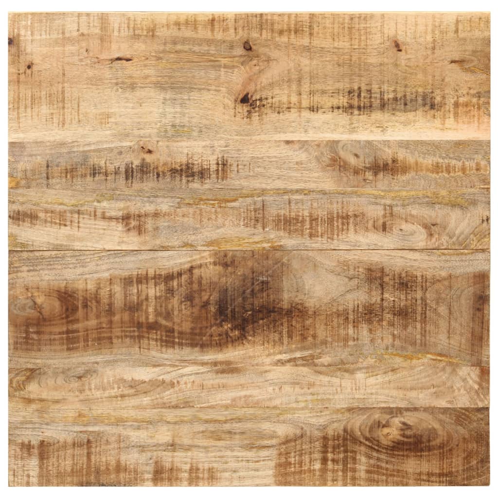 Piano Tavolo 25-27 mm 60x60 cm in Legno Massello di Mango
