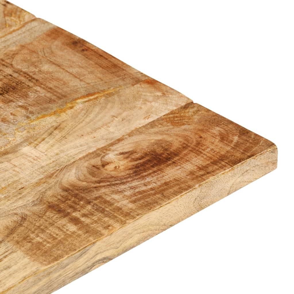 Piano Tavolo 25-27 mm 60x60 cm in Legno Massello di Mango