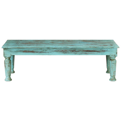 Tavolino da Salotto 110x50x34 cm in Legno Massello di Recupero