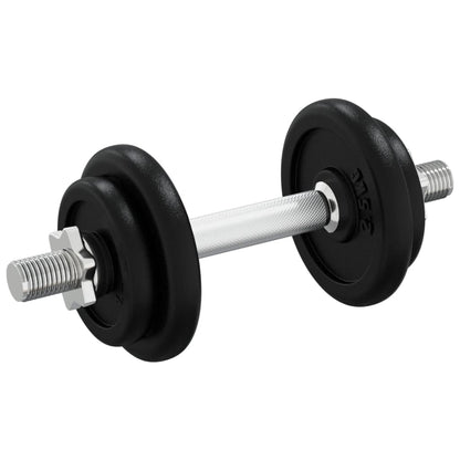 Set Bilanciere con Dischi 40 kg in Ghisa e Acciaio Cromato