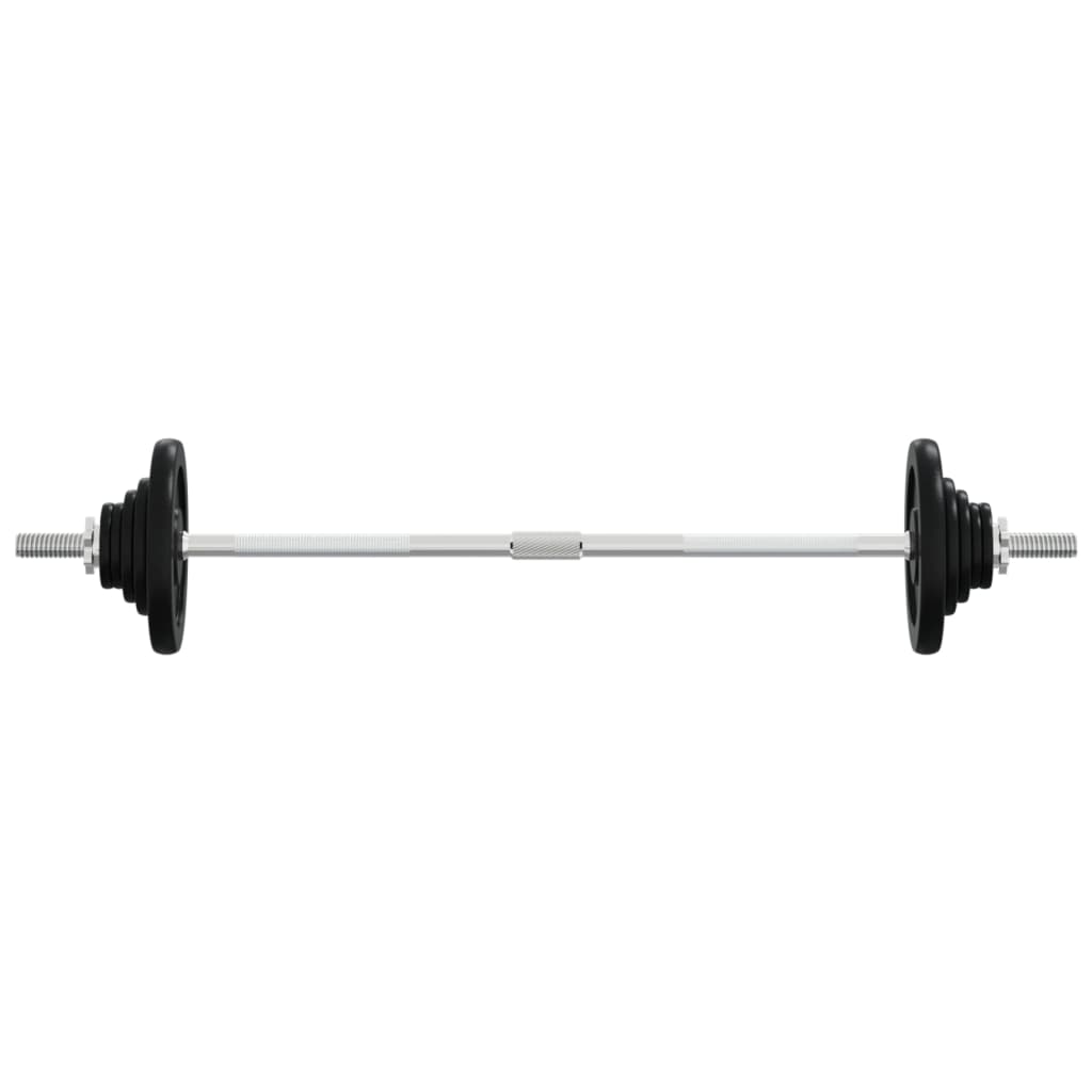 Set Bilanciere con Dischi 90 kg in Ghisa