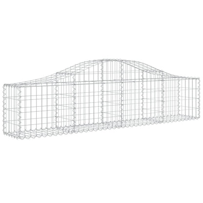 Cesti Gabbioni ad Arco 40 pz 200x30x40/60 cm Ferro Zincato