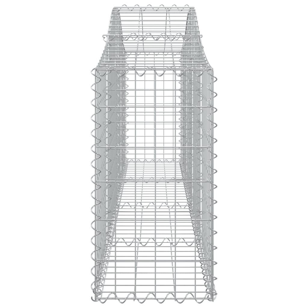 Cesti Gabbioni ad Arco 50 pz 200x30x60/80 cm Ferro Zincato