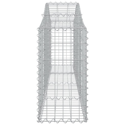 Cesti Gabbioni ad Arco 50 pz 200x30x60/80 cm Ferro Zincato