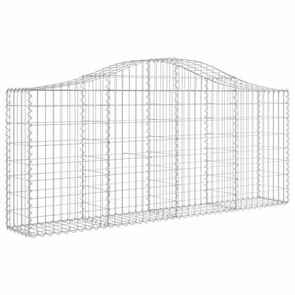 Cesti Gabbioni ad Arco 30 pz 200x30x80/100 cm Ferro Zincato