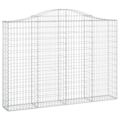 Cesti Gabbioni ad Arco 40 pz 200x30x140/160 cm Ferro Zincato