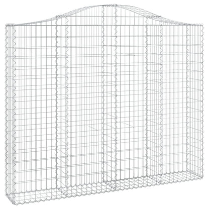 Cesti Gabbioni ad Arco 20 pz 200x30x160/180 cm Ferro Zincato