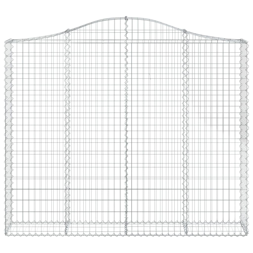 Cesti Gabbioni ad Arco 20 pz 200x30x160/180 cm Ferro Zincato