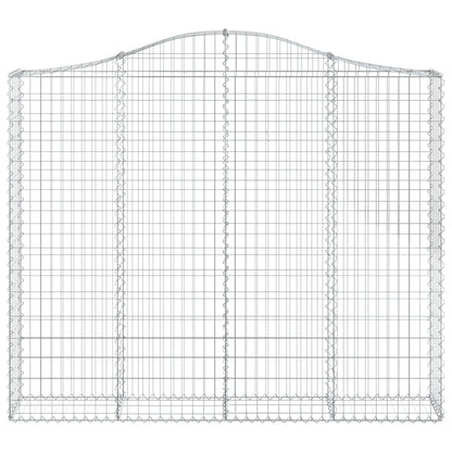 Cesti Gabbioni ad Arco 25 pz 200x30x160/180 cm Ferro Zincato