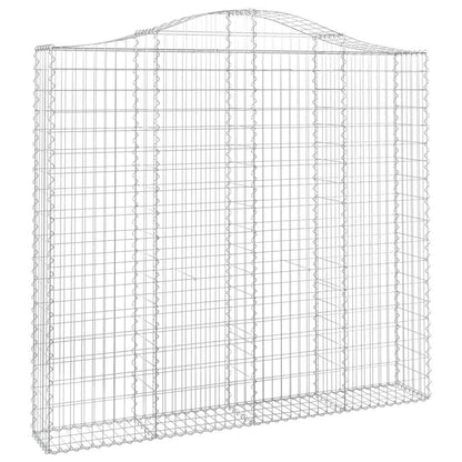 Cesti Gabbioni ad Arco 7 pz 200x30x180/200 cm Ferro Zincato