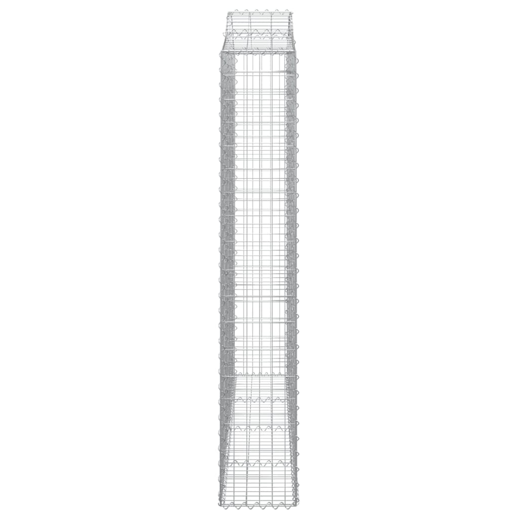 Cesti Gabbioni ad Arco 11 pz 200x30x180/200 cm Ferro Zincato