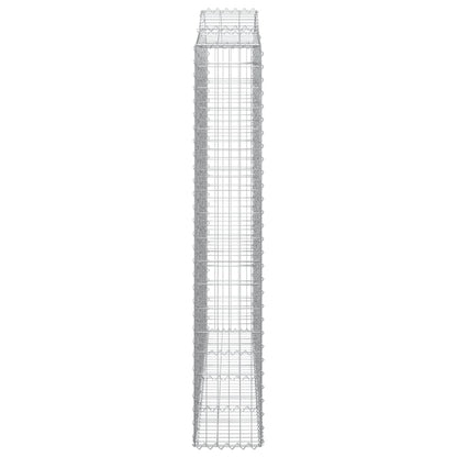 Cesti Gabbioni ad Arco 11 pz 200x30x180/200 cm Ferro Zincato