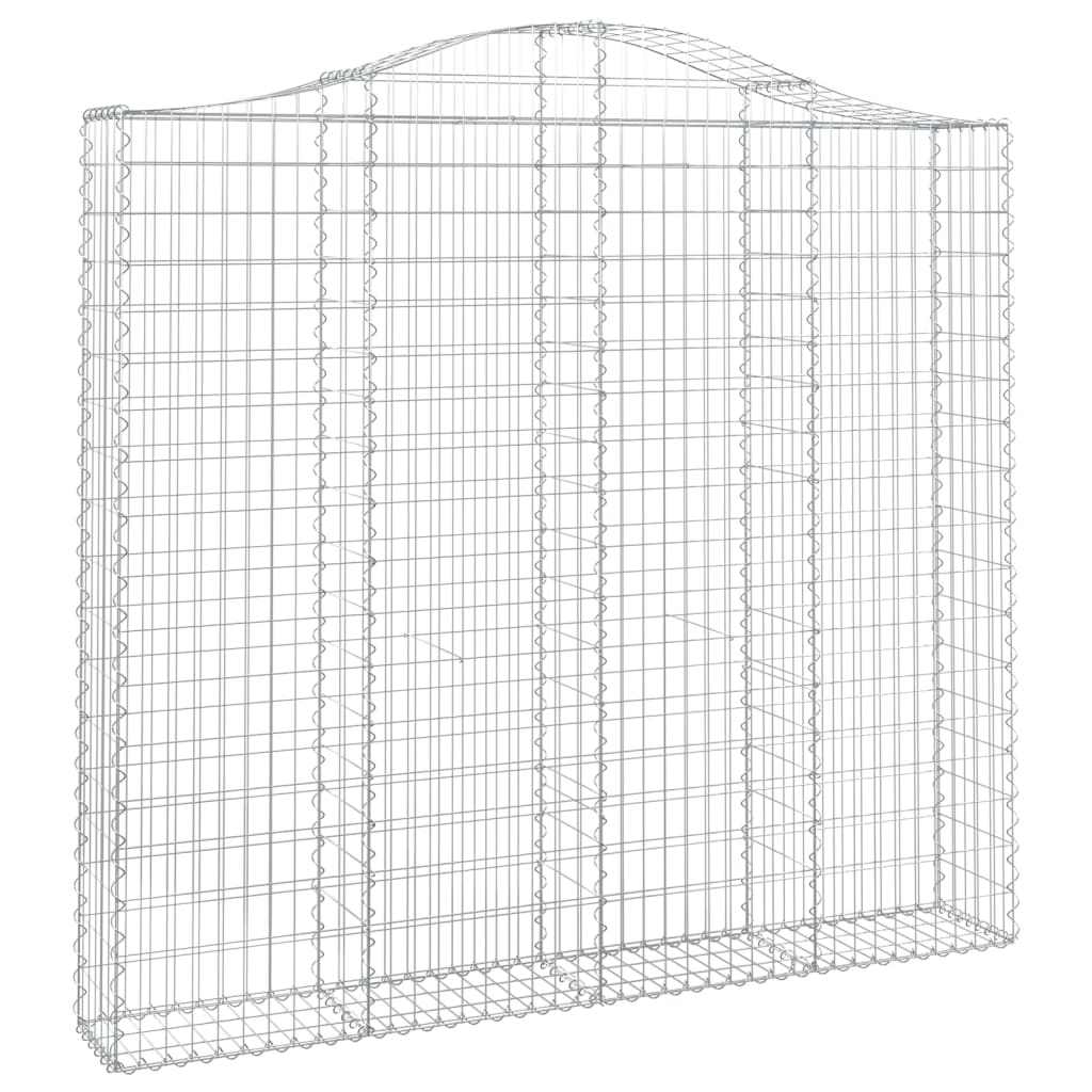 Cesti Gabbioni ad Arco 12 pz 200x30x180/200 cm Ferro Zincato