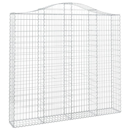Cesti Gabbioni ad Arco 13 pz 200x30x180/200 cm Ferro Zincato