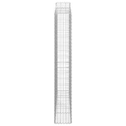 Cesti Gabbioni ad Arco 2 pz 200x30x200/220 cm Ferro Zincato