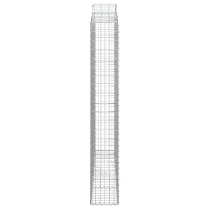 Cesti Gabbioni ad Arco 11 pz 200x30x200/220 cm Ferro Zincato
